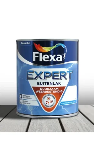 Flexa Expert Buitenlak Halfglans Wit Snelle Levering